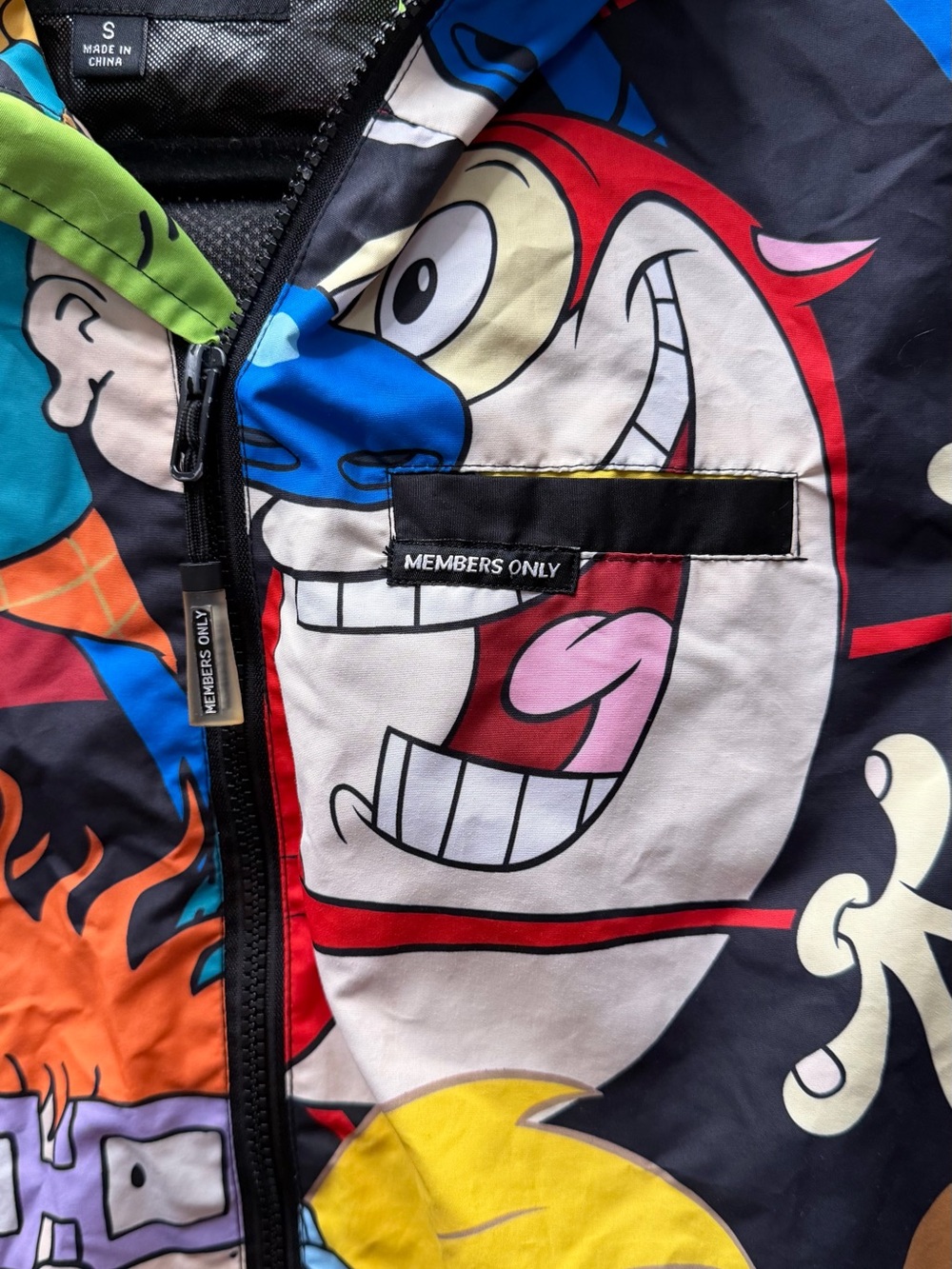 Members Only Multicolor Rugrats Cartoon Character Jacket - Picture 2 of 3